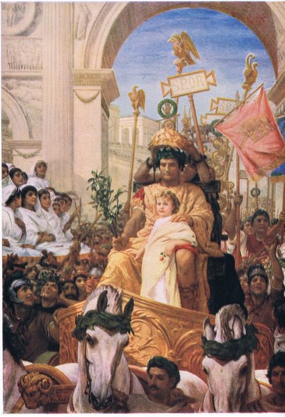 A Roman Triumph, from The Gresham Publishing Company Ltd, 1920 by Francis William Topham